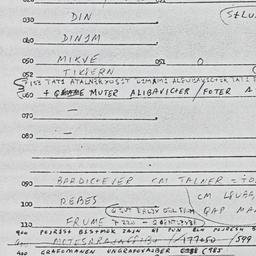 Eastern questionnaire, answ...