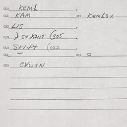 Eastern questionnaire, answ...