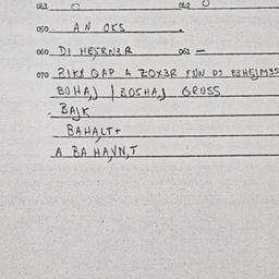 Eastern questionnaire, answ...