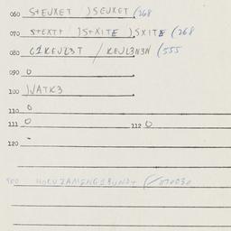 Eastern questionnaire, answ...