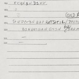 Eastern questionnaire, answ...