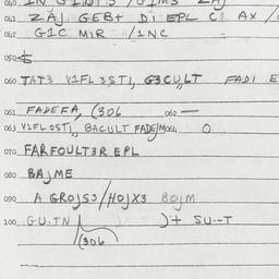 Eastern questionnaire, answ...