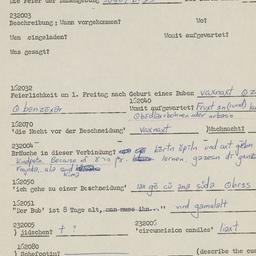 Western questionnaire, answ...