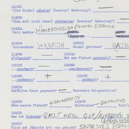 Western questionnaire, answ...