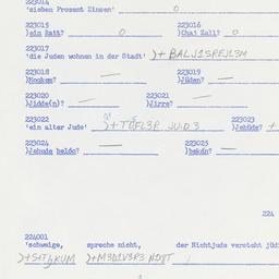 Western questionnaire, answ...