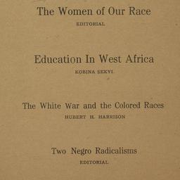 The New Negro : Vol. 4. No....
