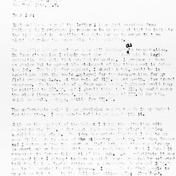 Letter from Ralph J. Bunche...
