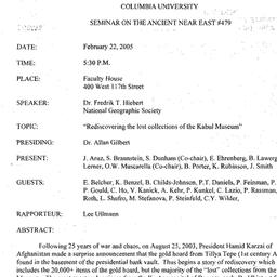 Minutes, 2005-02-22. The An...