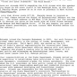 Announcements, 2003-09-15. ...