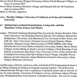 Minutes, 2005-03-21. Global...
