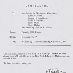 Board of Trustees - Sent to...