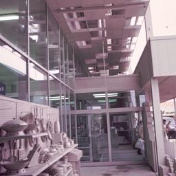 Exterior view, detail of in...