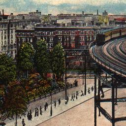 Elevated R.R. Curve at 110t...