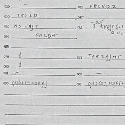 Eastern questionnaire, answ...