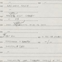 Eastern questionnaire, answ...