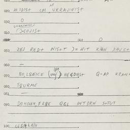 Eastern questionnaire, answ...