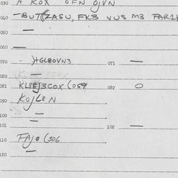 Eastern questionnaire, answ...