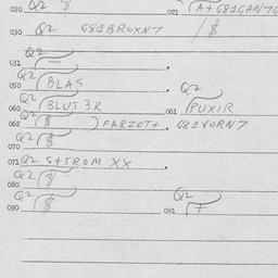 Eastern questionnaire, answ...