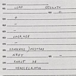 Eastern questionnaire, answ...