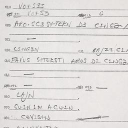 Eastern questionnaire, answ...