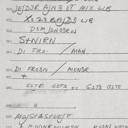 Eastern questionnaire, answ...