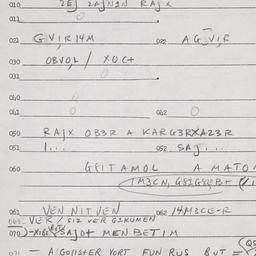Eastern questionnaire, answ...