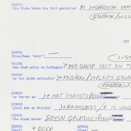 Western questionnaire, answ...