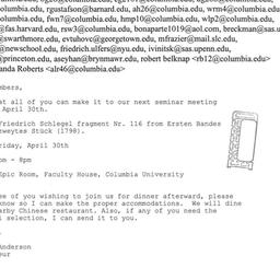 Announcements, 2004-04-30. ...