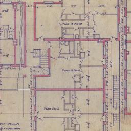 First, second floor plans