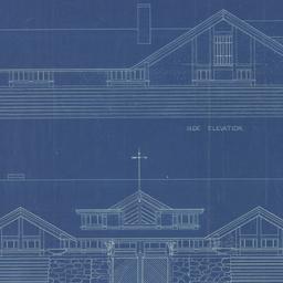Barn side, front elevations...