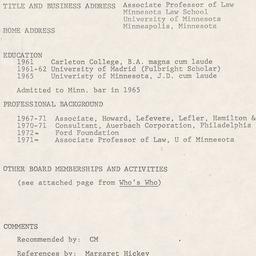 Nominating Committee
