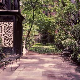 Garden patio.