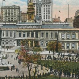 City Hall and Park, New York