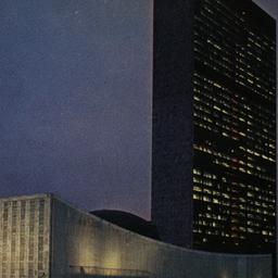 [Evening view of the United...