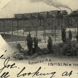 Elevated R.R. 115th St. New...