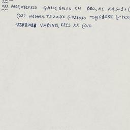 Eastern questionnaire, answ...