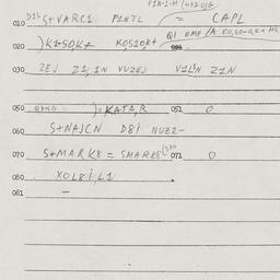 Eastern questionnaire, answ...