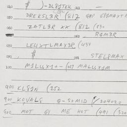 Eastern questionnaire, answ...