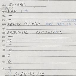 Eastern questionnaire, answ...