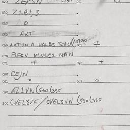 Eastern questionnaire, answ...
