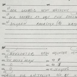 Eastern questionnaire, answ...