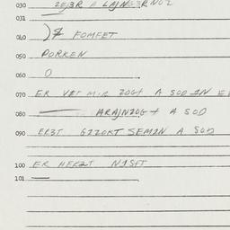 Eastern questionnaire, answ...