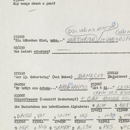 Western questionnaire, answ...
