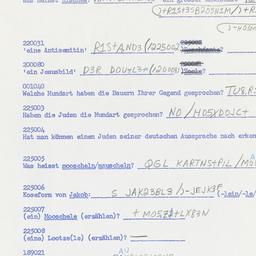 Western questionnaire, answ...