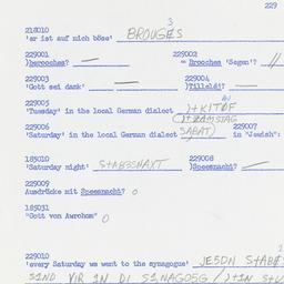 Western questionnaire, answ...