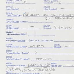 Western questionnaire, answ...