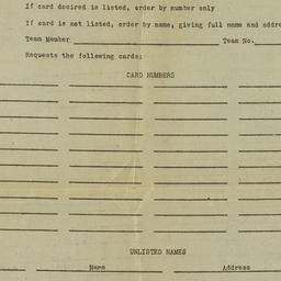 Dramatis Personae, undated ...