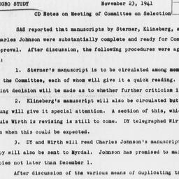 Memorandum from Charles Dol...