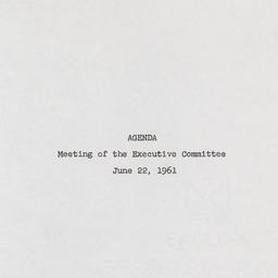 Executive Committee Meeting