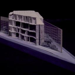 Model, aerial view.
